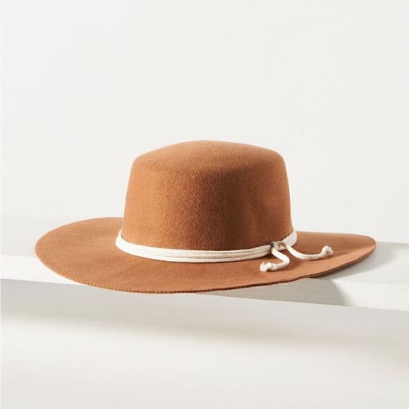 Anthropologie Accessories - Anthropologie x San Diego Hat Co. Rope Rancher  Hat Camel Tan color